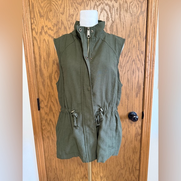 Maurices Jackets & Blazers - Maurices Olive Green Sleeveless Vest
